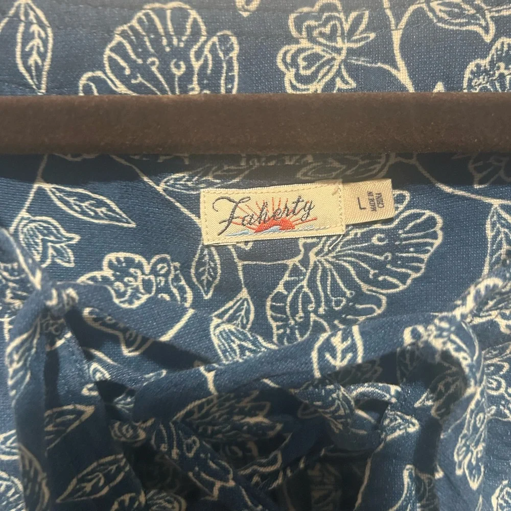 Faherty x B. Yellowtail Cameo Cove Dress Sz L - Picture 5 of 8